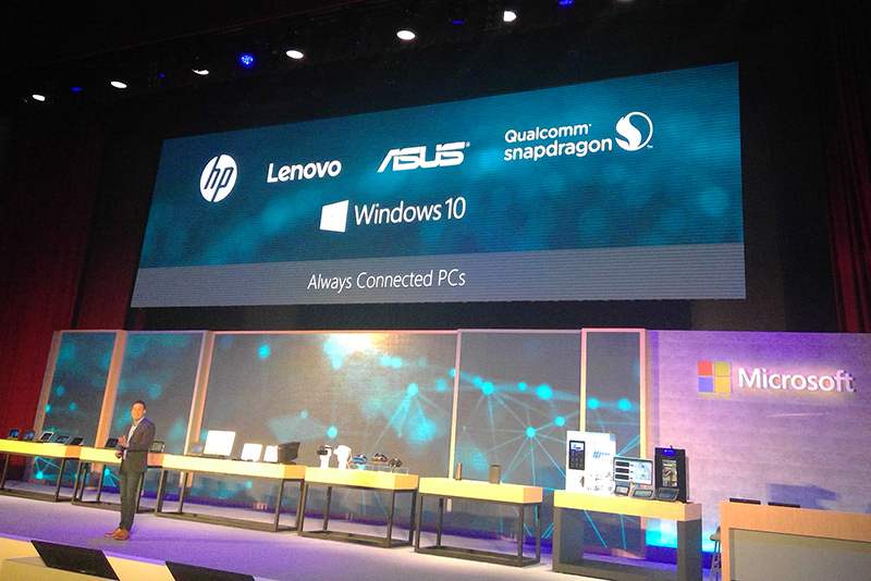 Snapdragon搭載Windows 10をリリースする予定のPCメーカー