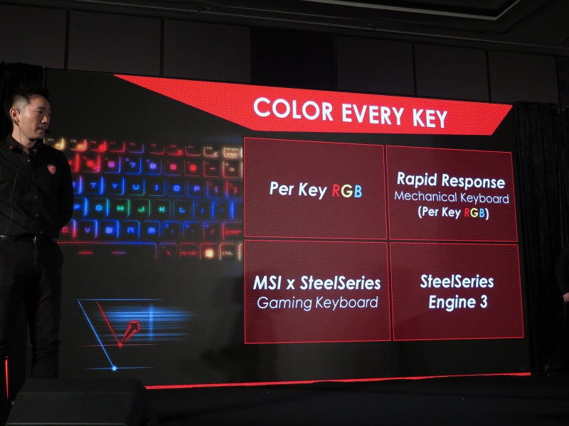 SteelSeriesのキーボード技術を投入