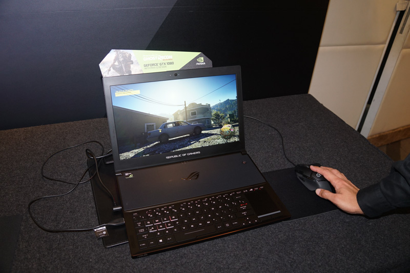 Max-Qに対応したASUSのZEPHYRUS、GeForce GTX 1080搭載