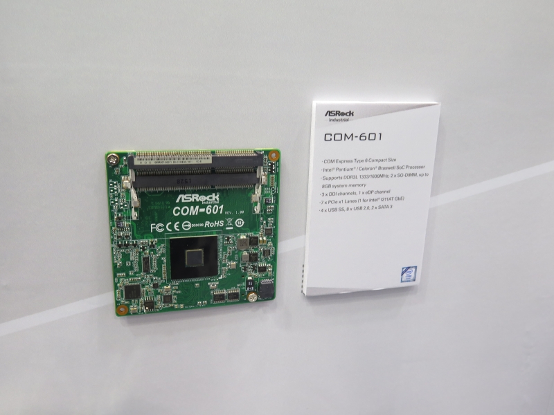 現世代のCOM-601はBraswellを搭載。これをCOM-603でGemini Lakeに置き換える