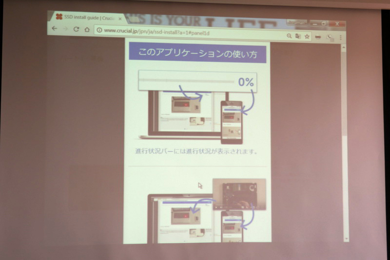 換装手順をビデオを交えて詳しく紹介するサイトを用意