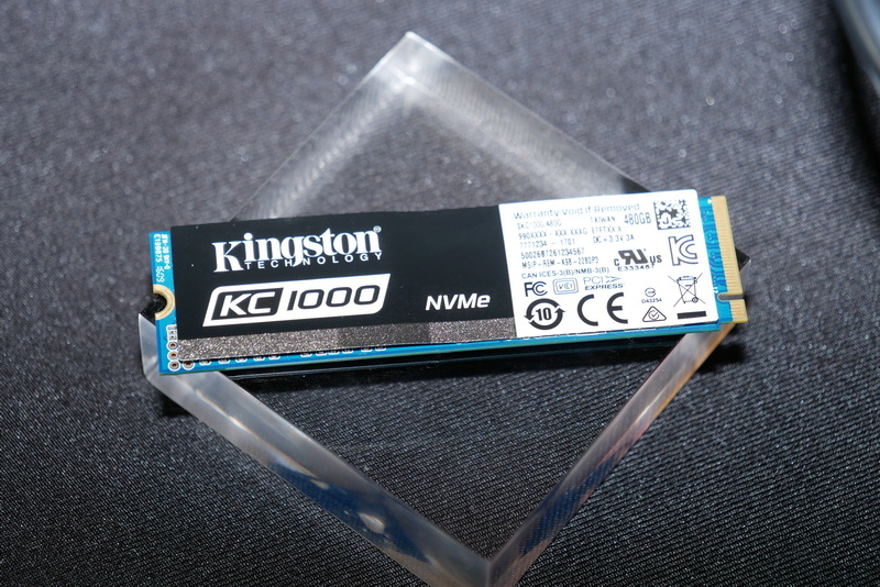 Kingston初のNVMe対応M.2 SSD「KC1000」