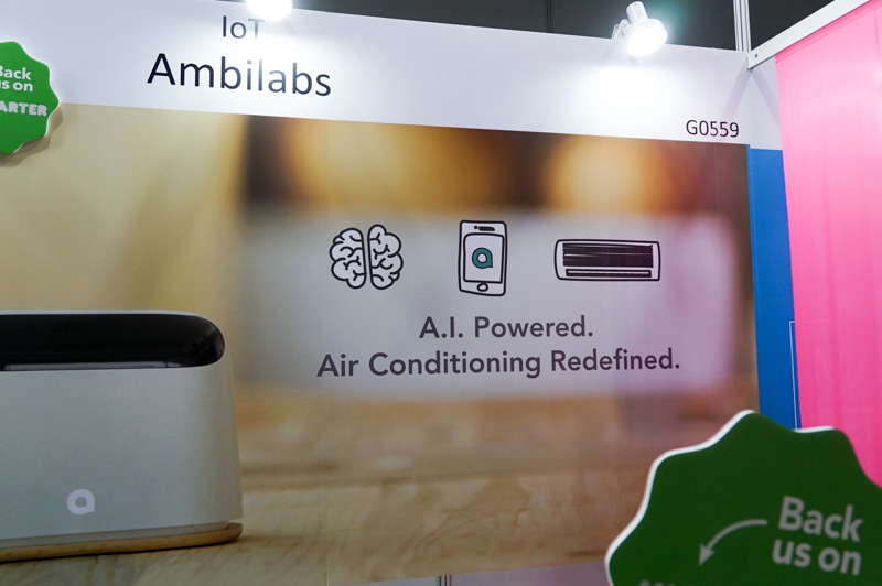 AIやマシンラーニング対応と表示しているスタートアップ企業が多かった