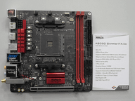 イベントレポート】ASRock、Ryzen向けMini-ITXマザーボードの姿を