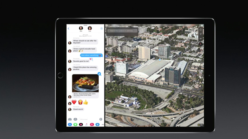 Split Viewの画面分割ではそれぞれのウインドウサイズを変更可能