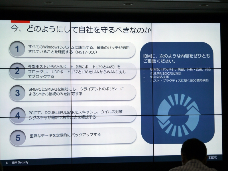 WannaCryへの対策は基本的なことを実施することが前提だという