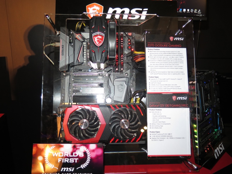 MSIの世界初のType-Cポート搭載GeForce GTX 1080 Tiビデオカード「GeForce GTX 1080 Ti GAMING TYPE C」