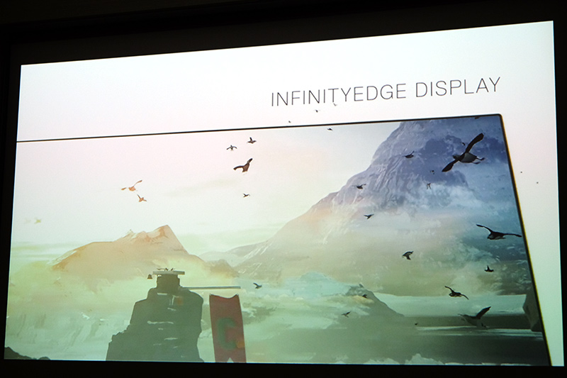 Infinity Edgeディスプレイ