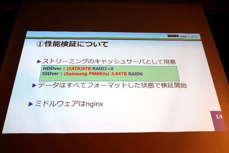 問題対処のため、SSDを搭載するストリーミングキャッシュサーバーを用意