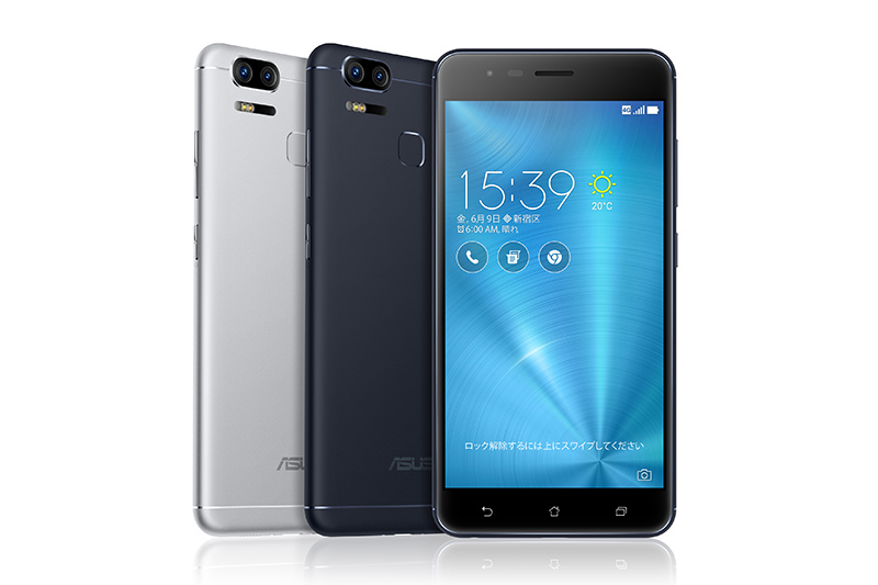 ZenFone Zoom Sの本体色はネイビーブラックとシルバーの2色