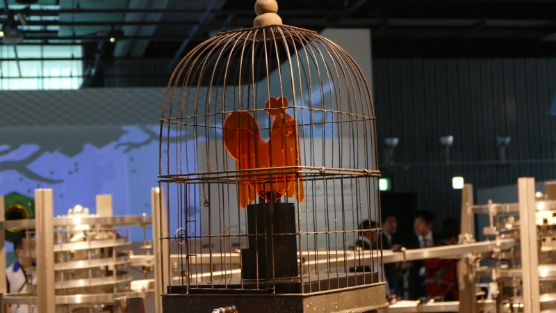 鳥かごの鳥の動きなどを送れるようになった