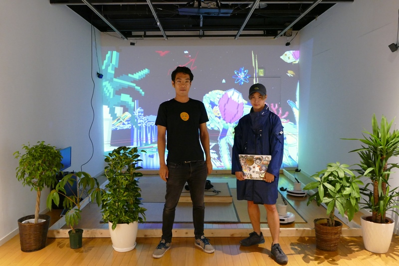 たかくらかずき氏(左)とゴッドスコーピオン氏(右)