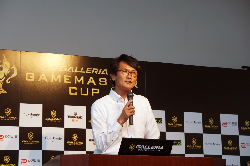 日本eスポーツ協会(JeSPA)理事の馬場章氏。今回の大会に協力している。JeSPAは日本でのeSportsの発展や普及、競技会場の整備、団体との連携など多種多様な活動をしている