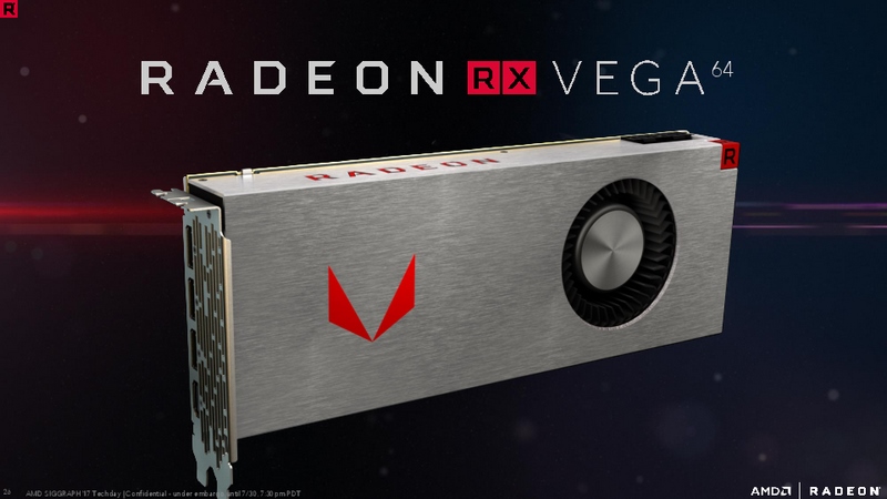 Radeon RX Vega64として製品化されるVega10