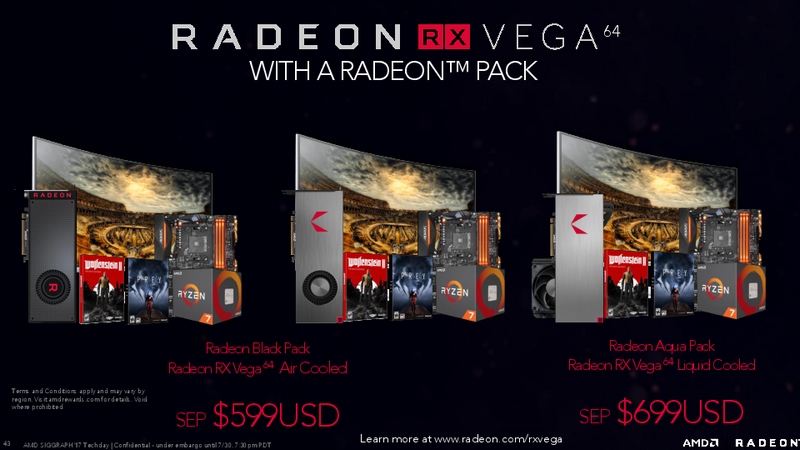 3種類のRadeon Pack