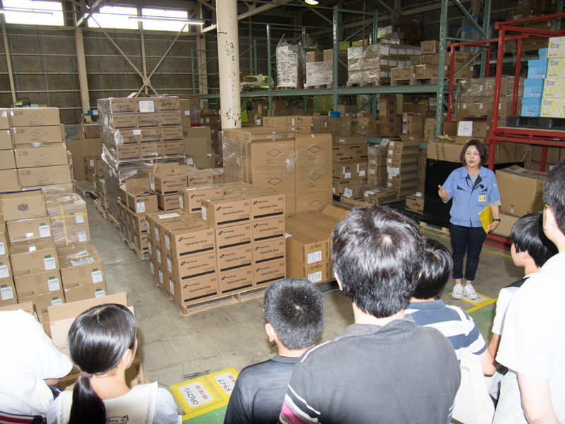 工場内の各設備を紹介