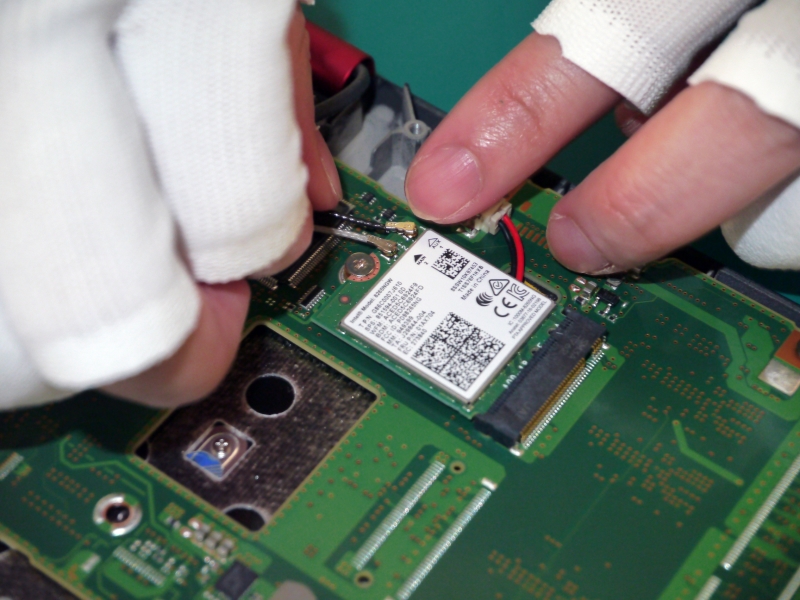 無線LANボードの接続