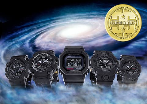 カシオ、G-SHOCK誕生35周年記念モデル「BIG BANG BLACK」 - PC Watch