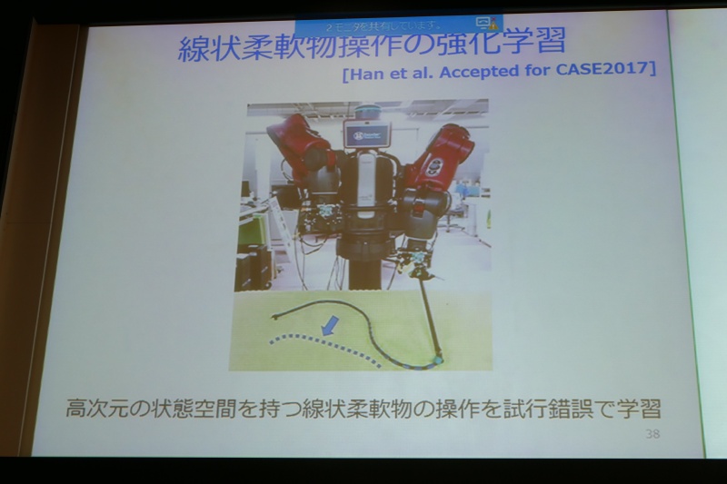 柔軟物操作の強化学習