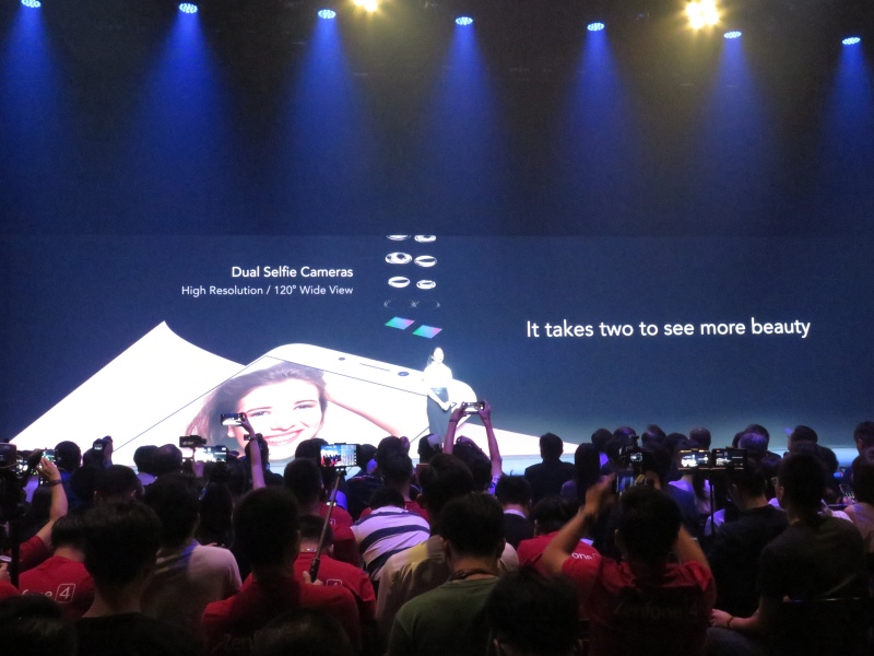 2つの前面カメラ