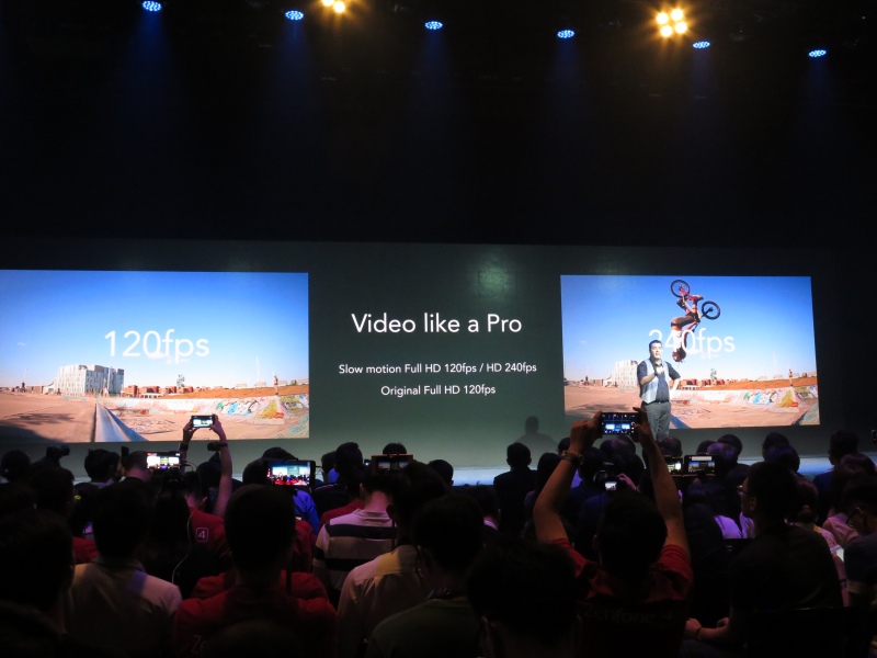 120fp/240fpsのスローモーションにも対応