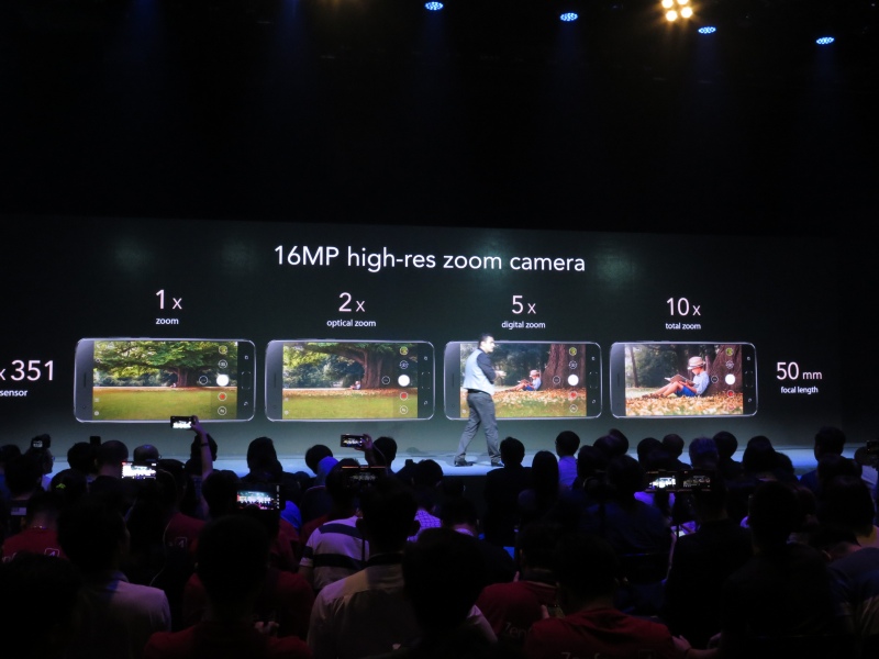 2倍光学ズームや最大10倍のデジタルズームなど