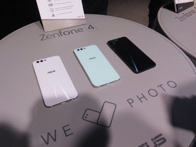 ZenFone 4のカラーバリエーション
