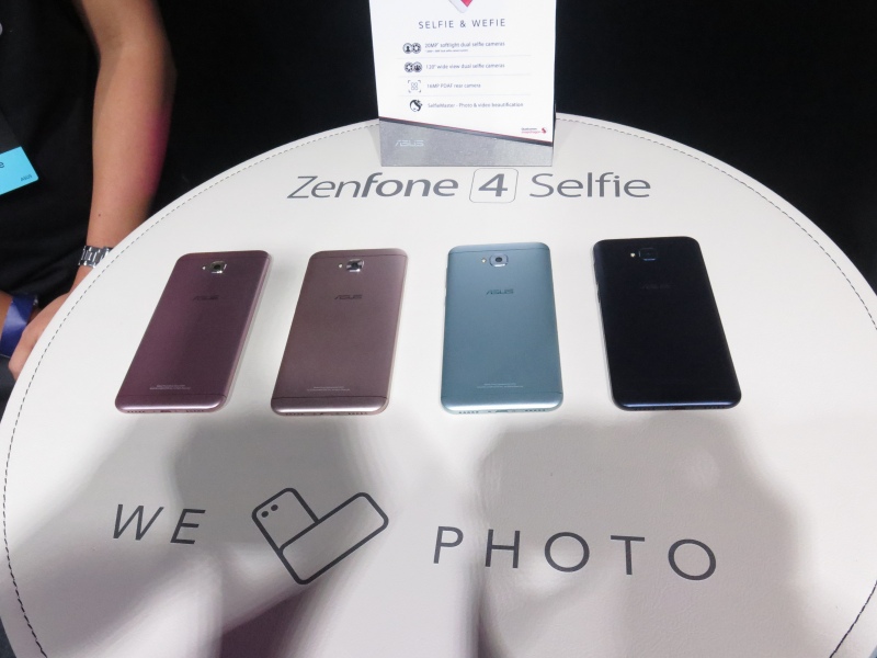 ZenFone 4 Selfieは4色展開。男性も比較的手にしやすい本体色