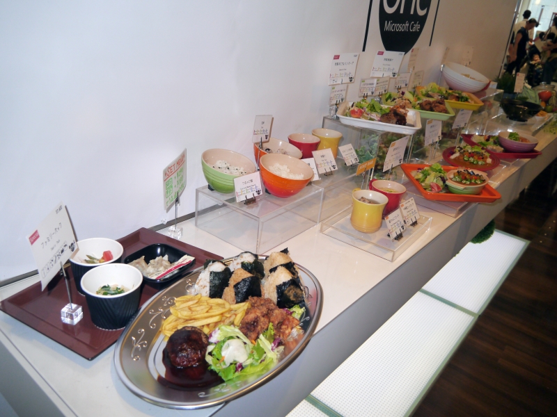 One Microsoft Caféでは子供向けやファミリー向けの特別メニューを用意
