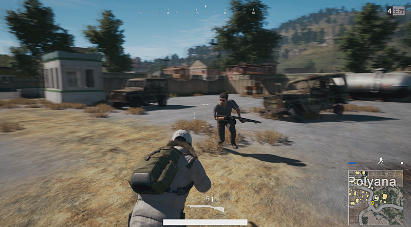 2位の『PLAYERUNKNOWN'S BATTLEGROUNDS』。まだ完成前の早期アクセス状態ながら人気沸騰中のバトルロイヤルシューティング。流行りだからではなく、間違いなく歴史に名を残す存在という判断で多くの選者が推した