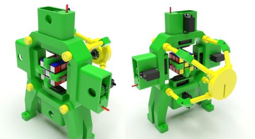 Rubik's Cube Solving Robot