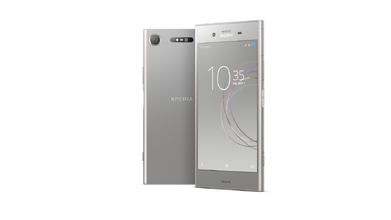 Xperia XZ1のウォームシルバー