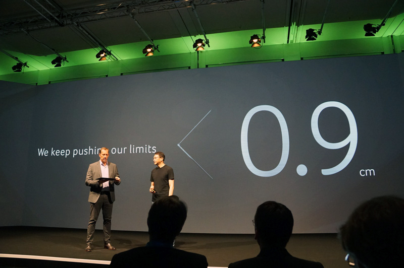 0.9cm＝9mm以下を実現