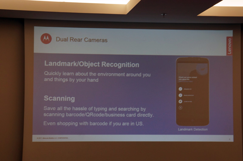背面カメラの機能説明