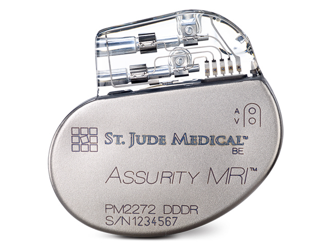 St. Jude Medical製のペースメーカー