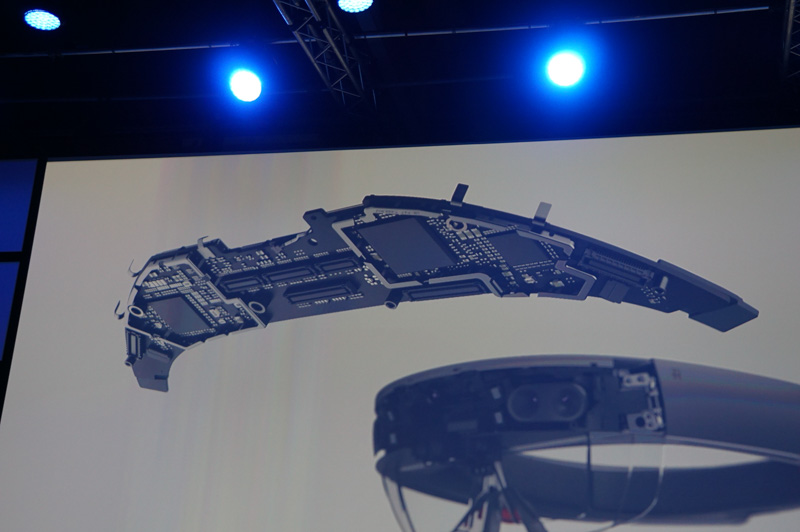 HoloLensの基板にはセンサーとSoCが搭載