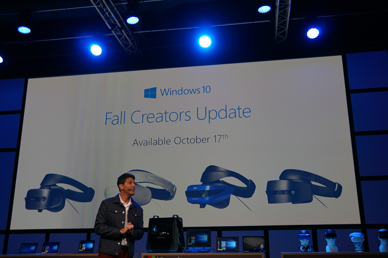 Windows MR HMDも同じく10月17日から提供開始