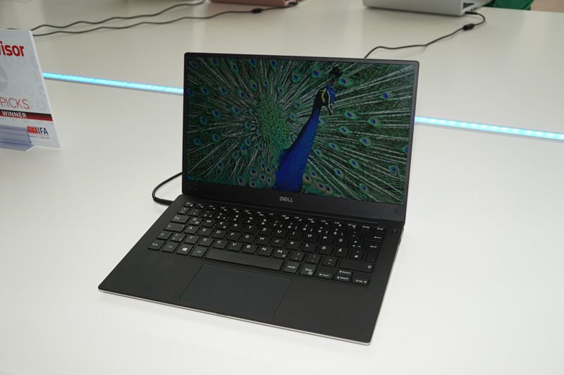Dellブースに展示されたXPS 13