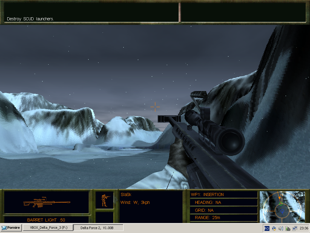 Delta Force 2の動作画面