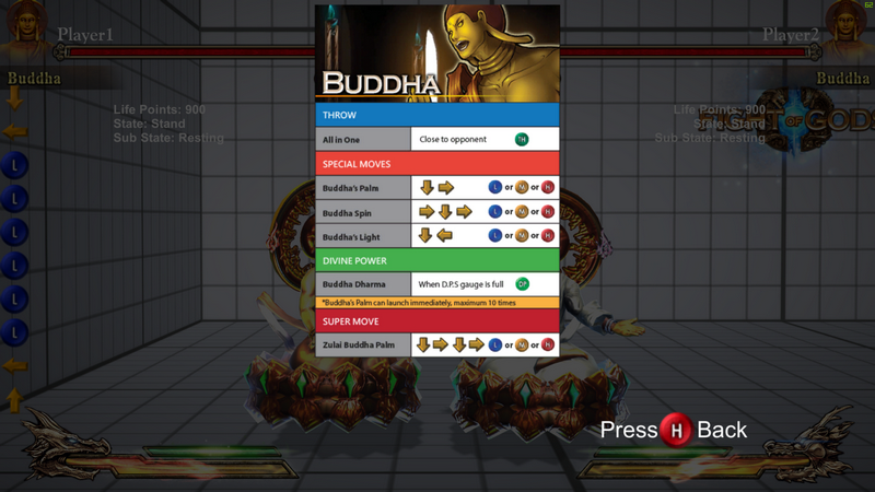 コマンド表は4方向のみで表記されている