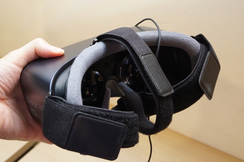 体験会ではGear VRが使われていた