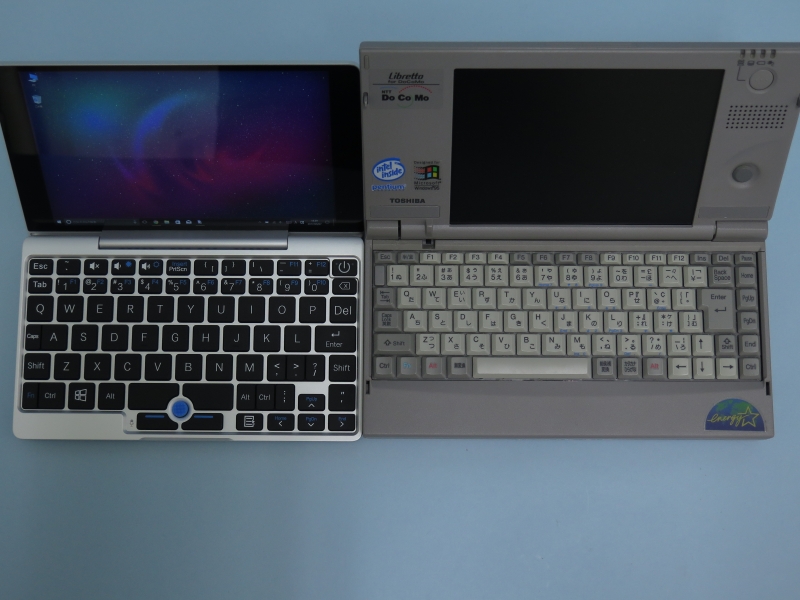 キーボードの比較。筆者には難しい選択だが、配列に難が少ないのはLibretto