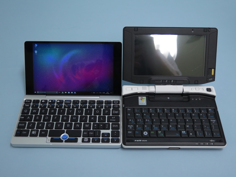 LIFEBOOK Uとの比較。フットプリントが一番近い