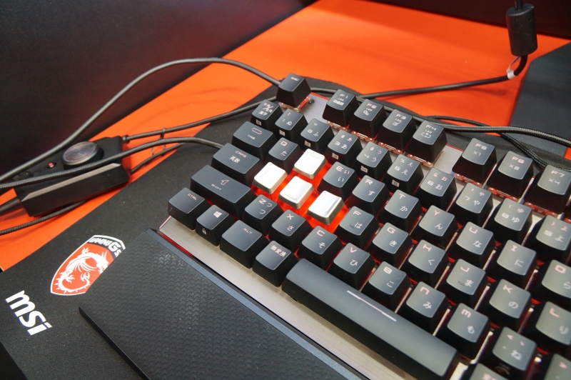 特徴的なWASDキー