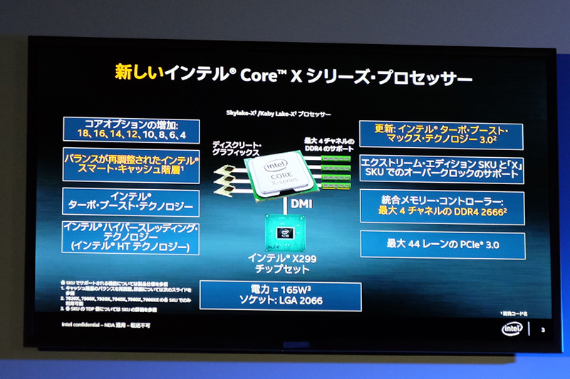 新Core Xプロセッサ