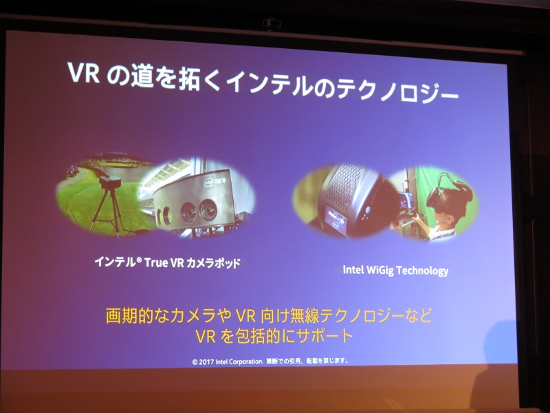 IntelのVR技術など