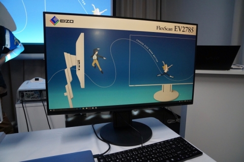 EIZO EV2785 27インチ モニター 本体 FLO製モニターアームセット