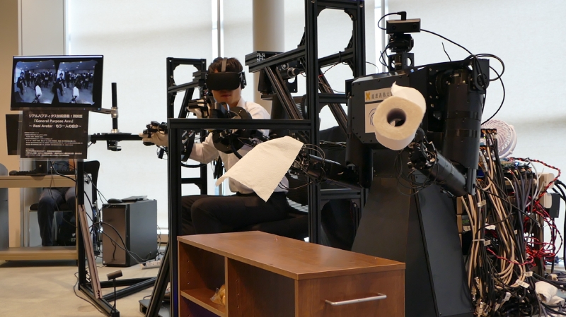 キッチンペーパーをちぎる