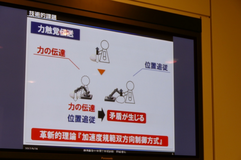 力制御の柔らかさと位置制御の硬さを両立させないといけない力触覚伝送の難しさ