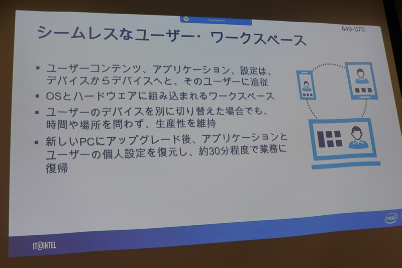 利用PCを変えても、30分で業務に復帰可能